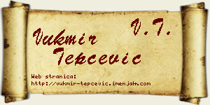 Vukmir Tepčević vizit kartica